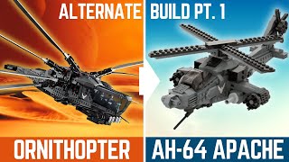 LEGO AH-64 Apache Helicopter Alternate Model -- Built from 10327 Atreides Royal Ornithopter Set