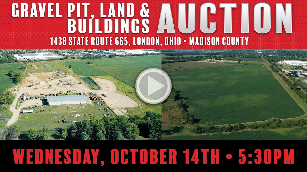 Gravel Pit Real Estate Auction Wednesday, October 14th at 530 PM