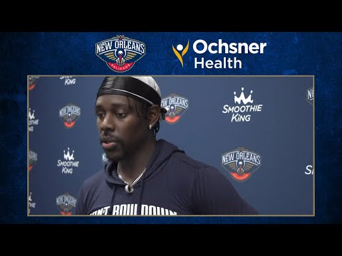 Jrue Holiday Glad to be Back for NBA Restart | Pelicans Post-Practice