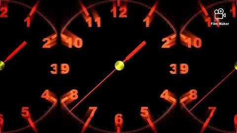 60 Seconds Countdown Timer AE Clock Red with Sound Effects and voice HD 4k (v100)
