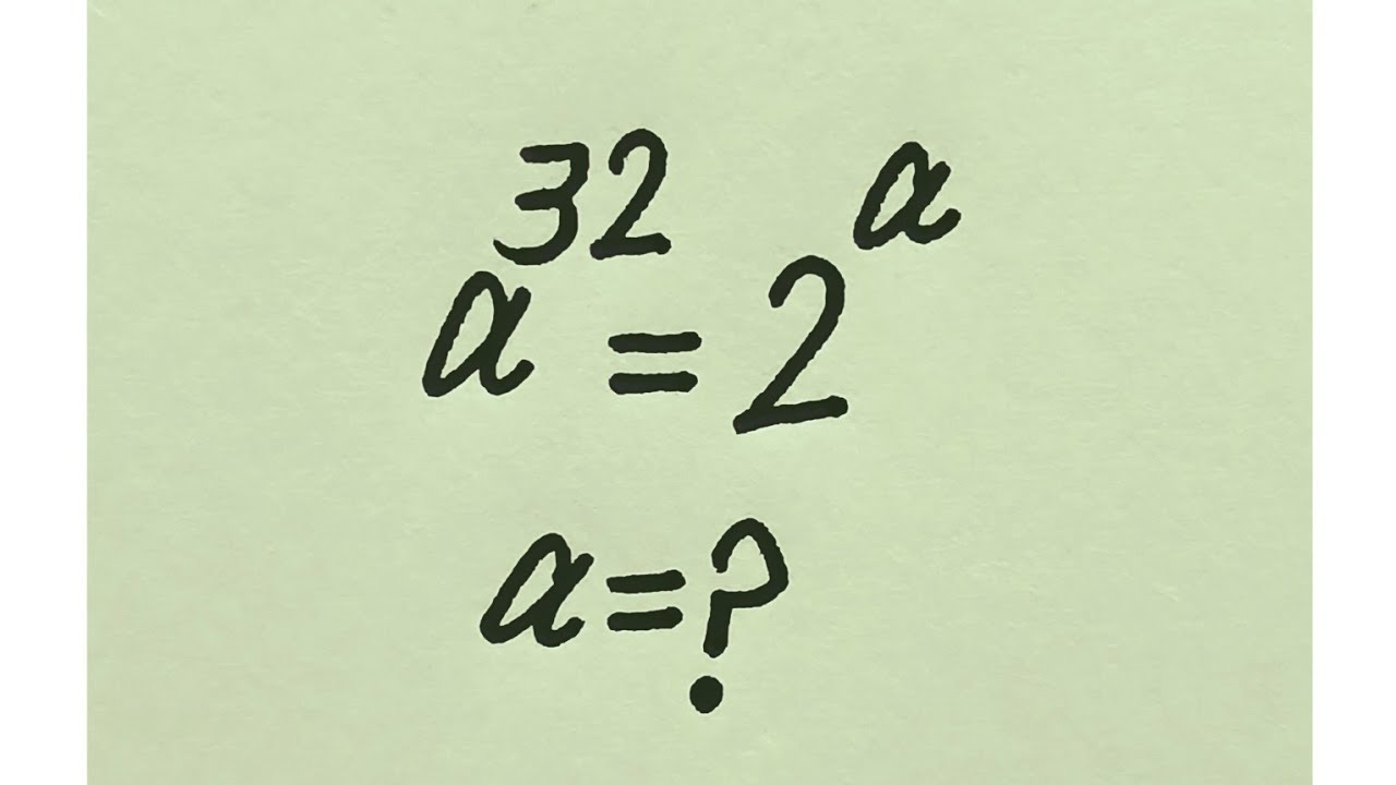 Harvard Admission Interview Trick | Find Value of a=? | Algebra Simplification 