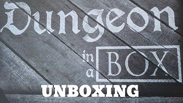 Dungeon in a box Unboxing