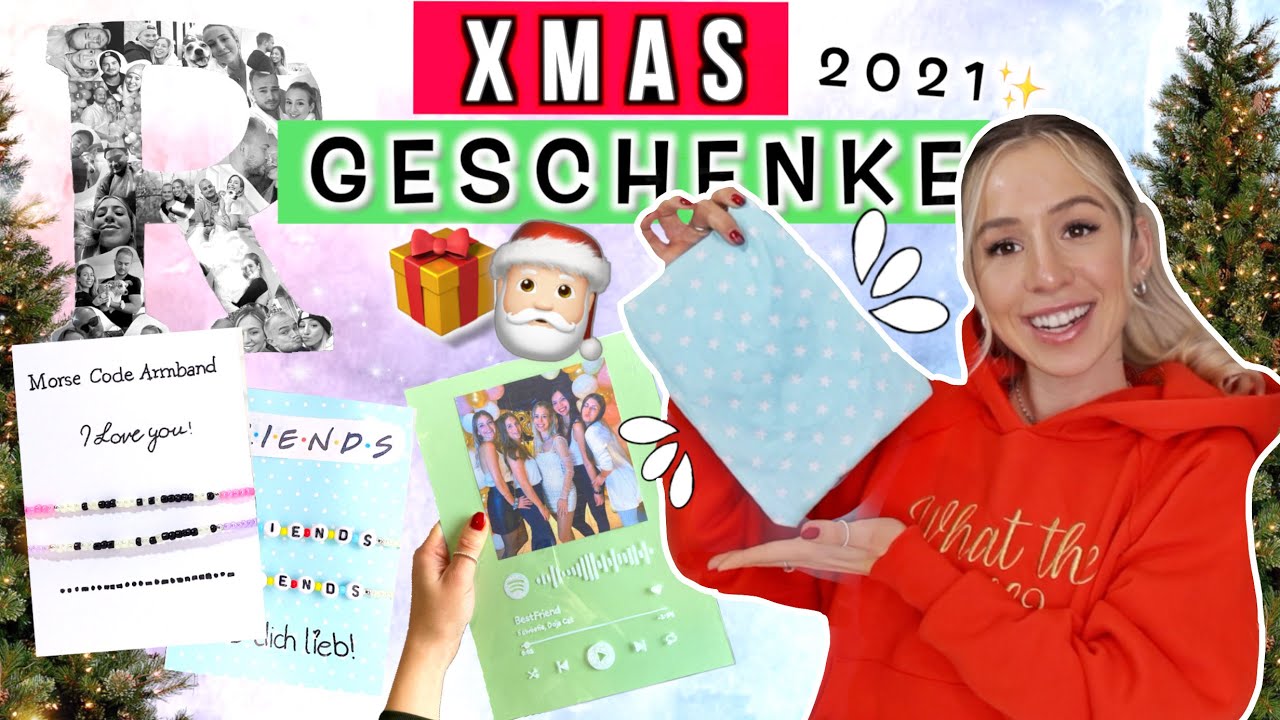 Update GESCHENKIDEEN FÜR DIE BESTE FREUNDIN 🎁 DIYs \u0026 Weihnachtsgeschenke für BFF 2021