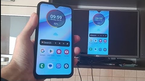 How to connect samsung A10s to smart tv (wirelessly)