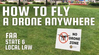 How to fly a drone Anywhere | Where to fly a drone legally Step by Step Tutorial