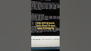 Dual Mining ETH+ALPH Consumes more power using TRex 0.25.8#btc #etherium #gpumining #cryptocurrency