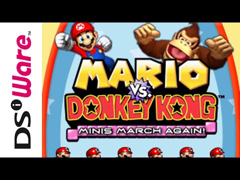 [DSiWare] Mario vs. Donkey Kong: Minis March Again! (2009) 100% Longplay