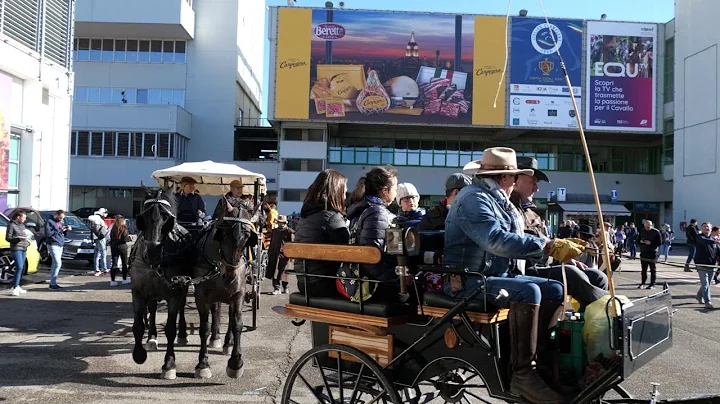 Fieracavalli, un viaggio in carrozza per i ragazzi...