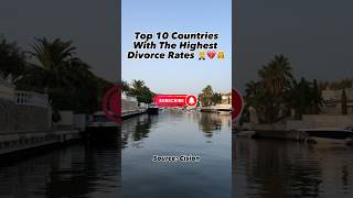 Countries With The Highest Divorce Rates #top10 #divorce #comparison #countrycomparison