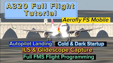Aerofly FS A320 TAP1049 Full flight from cold & dark startup to landing and everything in between.