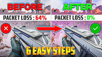 6 EASY Steps to Fix PACKET LOSS & NETWORK ISSUES in VALORANT *2025* 💻📶