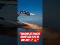 "Russian jet roasts drone in mid-air like a pig! ✈️🔥" #shorts