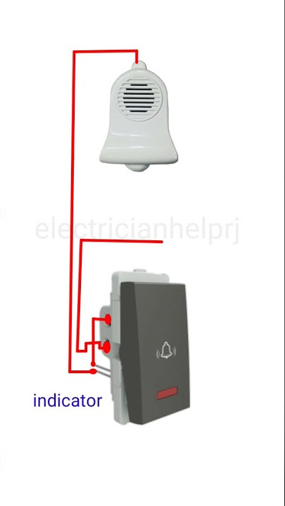 calling bell wiring without neutral wire#electricianhelprj