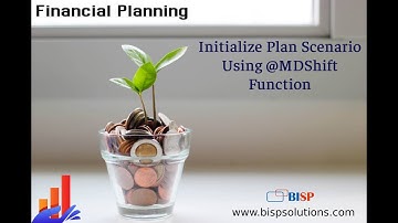 Initialize Plan Scenario Using @MDShift Function | @MDShift | Planning Rule | Planning Customization