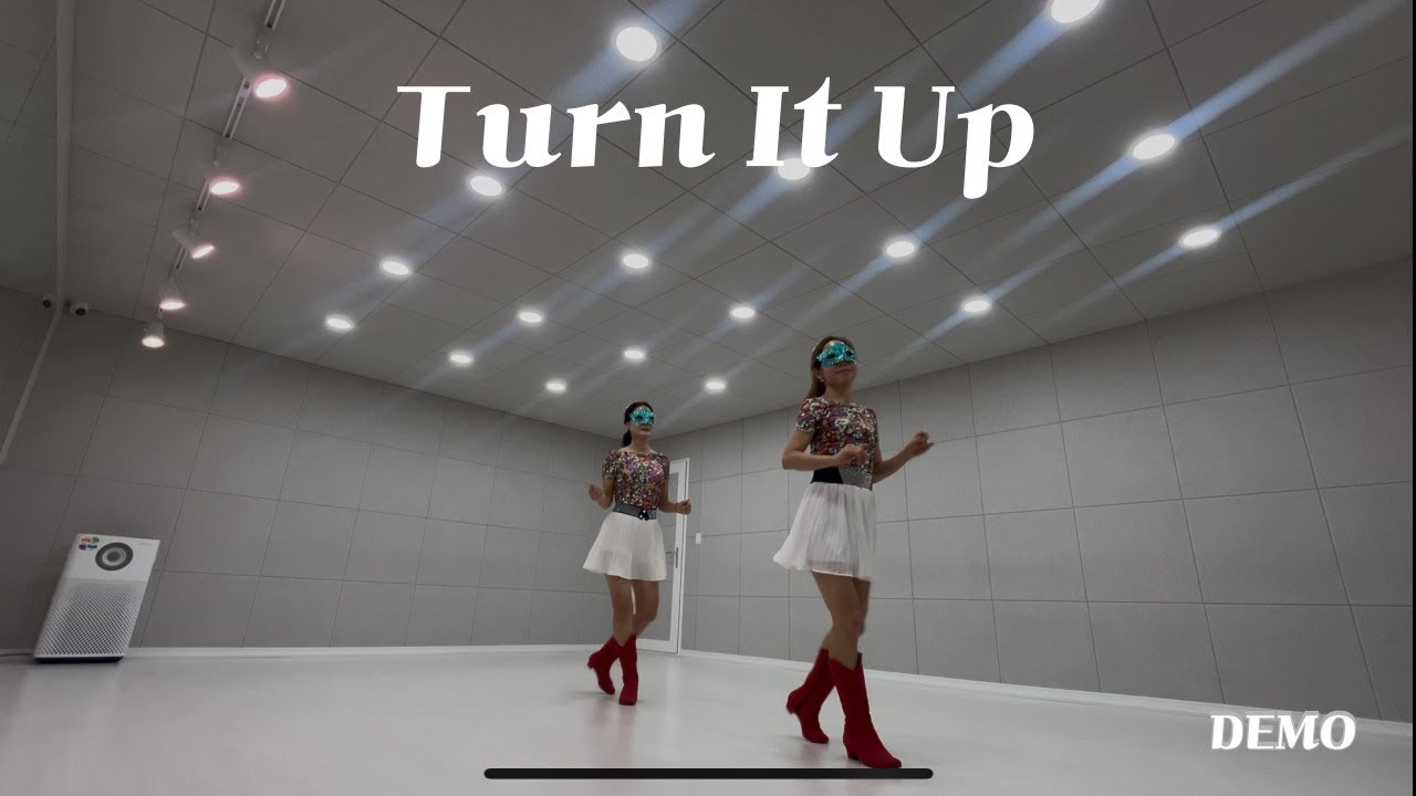 Turn It Up Linedance / 턴 잇 업 라인댄스 / Improver / 유&명라인댄스 / 초급라인댄스