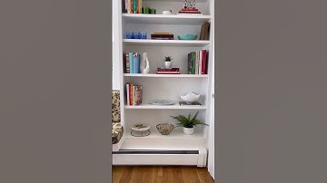 Styling our kitchen bookshelves 📚✨