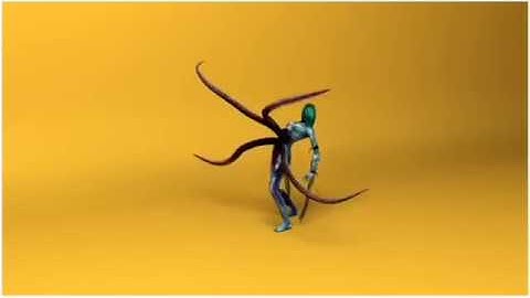 game character #4 (Octopuswoman) - sound design/foley