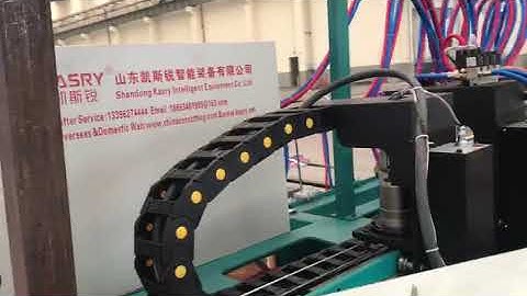 Gantry type cnc plasma cutting machine with  multi strip torch