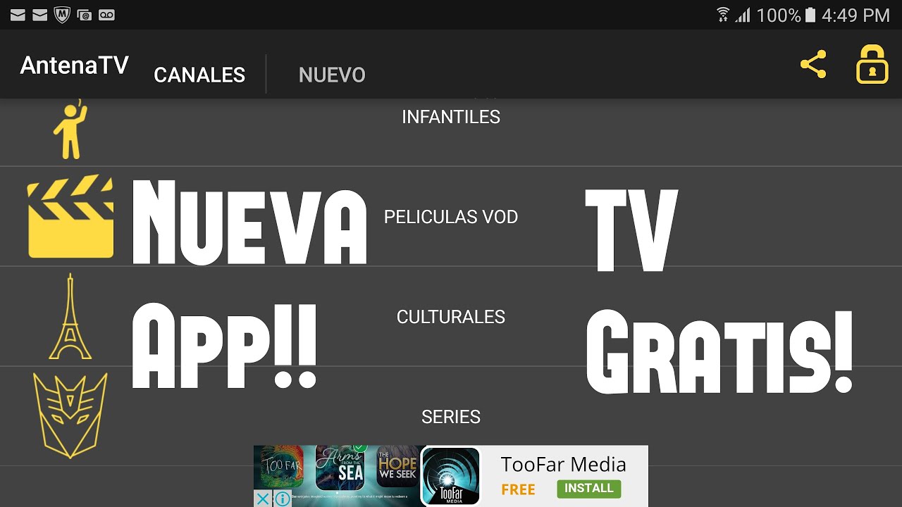Revisado Antena TV - Mejor nueva app para ver iptv - TV de 