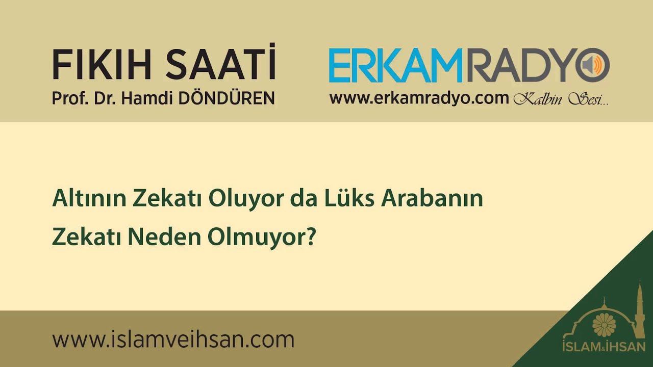 altinin zekati oluyor da luks arabanin zekati neden olmuyor youtube