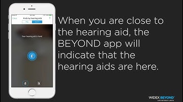 BEYOND APP Find my Hearing Aids