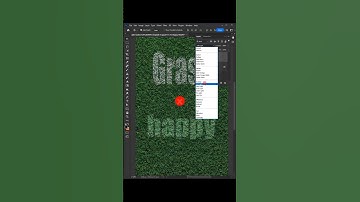 Blend Logo on Grass in Photoshop #photoshop #shorts