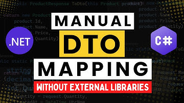 How to Map DTOs Manually in .NET | No AutoMapper or External Libraries