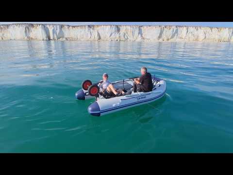 Trolling in a SIB on the Sussex Coast for Bass, Mackeral, and Spitfires.