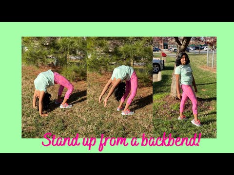 How to stand up from a backbend!