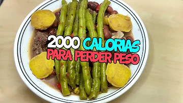 ¿Es buena una dieta de 2000 calorías para perder peso?