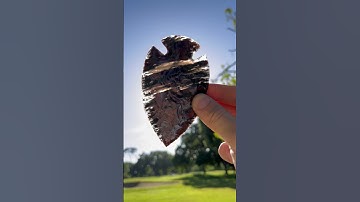 Making a RED Obsidian Spearhead!