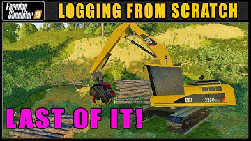 Processing The Last Piles! - Logging From Scratch 110 - Farming Simulator 2019 - FDR Logging