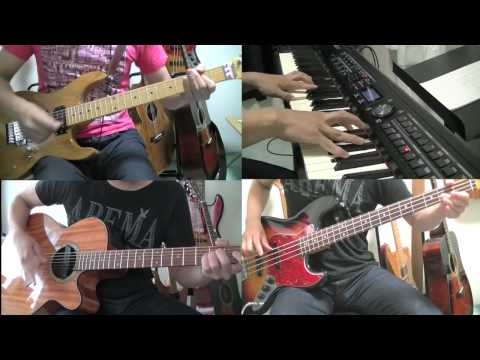 進撃の巨人OP 紅蓮の弓矢 ひとりでバンド演奏 (Instrumental) attack on titan OP cover (one man)