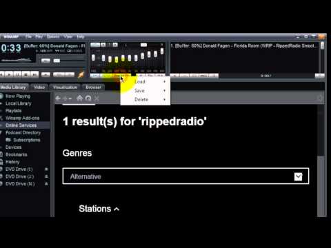 Video: So Hören Sie Radio über Winamp