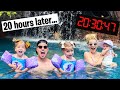 LAST TO LEAVE THE POOL WINS $10,000 (24 HOUR CHALLENGE)