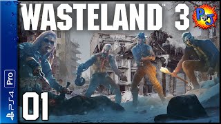 Let's Play Wasteland 3 PS4 Pro | Co-op Multiplayer Console Walkthrough Gameplay Episode 1 (P+J)