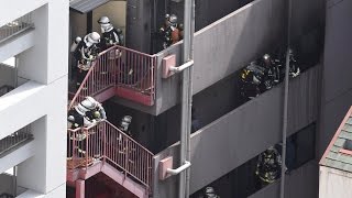 大阪市浪速区でマンション火災