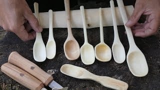 Carving a Simple Spoon.
