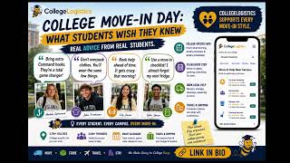 College Move In Day: What Students Wish They Knew | Real Advice from Real Students