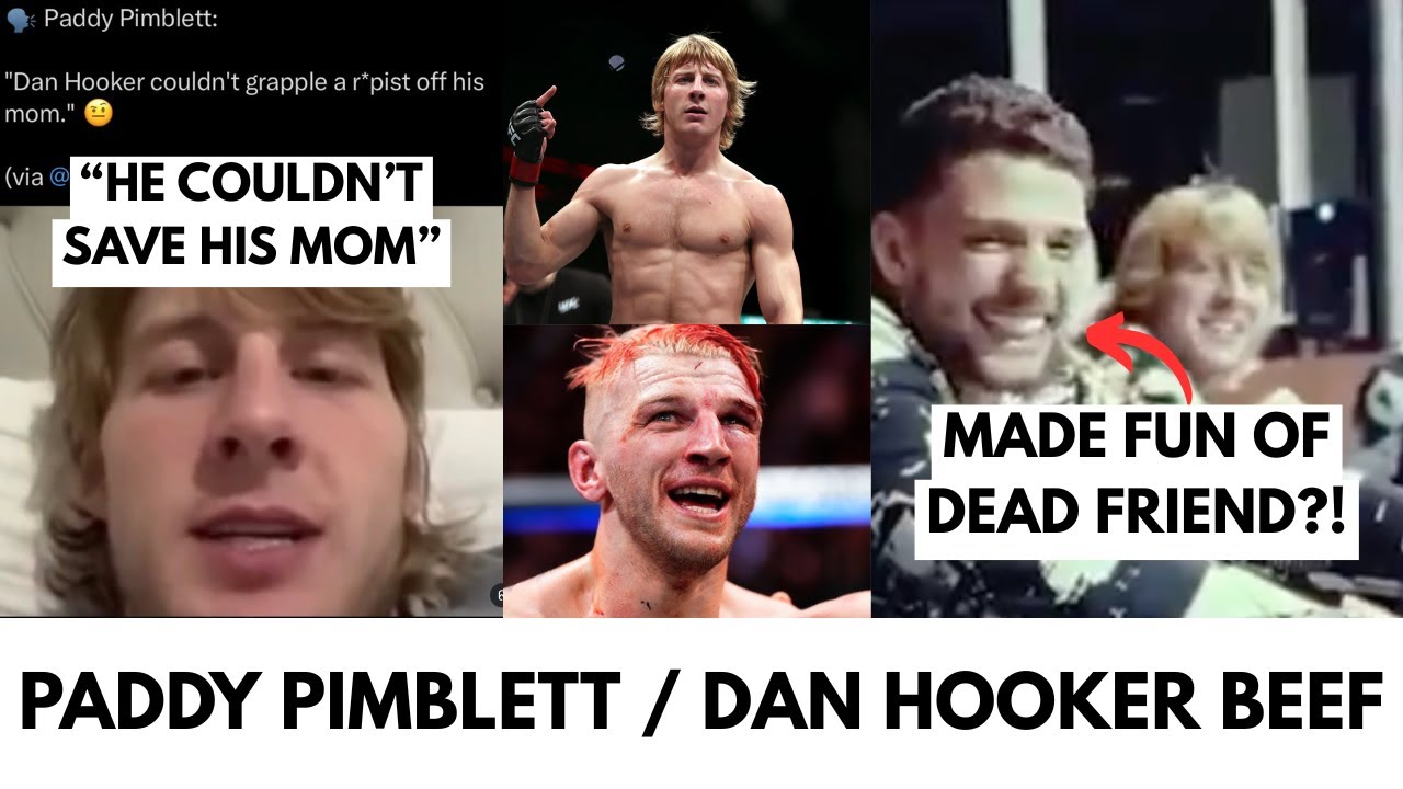 Dan Hooker Makes Fun Of Paddy Pimblett's DE*D FRIEND!? Pimblett/Hooker Beef From MMA GURU Interview!