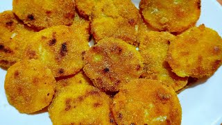 ALU RAVA FRY/ Crispy Potato fry with less oil/ Instant Snack Recipe/ Megha's Style-File