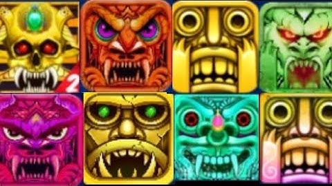 Temple Run Vs Temple Run2 Vs Run Hunter Run Vs Temple  Princess Vs Temple King Runner lost ...