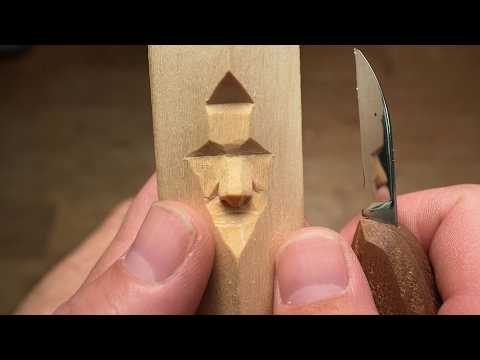 The 5 Minute Nose | Super Simple Beginner Approach | Woodcarving lesson