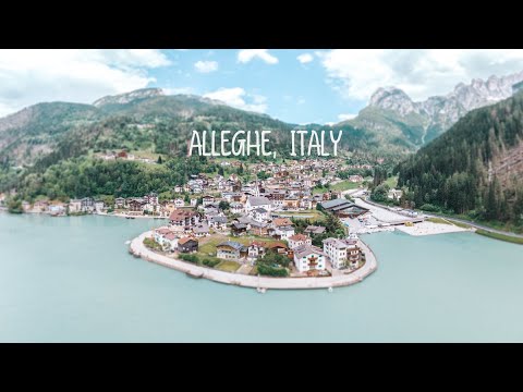 Alleghe, Dolomites, Italy | A charming mountain village | DJI Mavic Air 2019