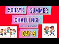 50 days summer challenge day-9