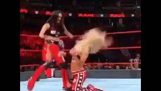 Brie Bella Injures Liv Morgan With The Yes Kicks On Raw