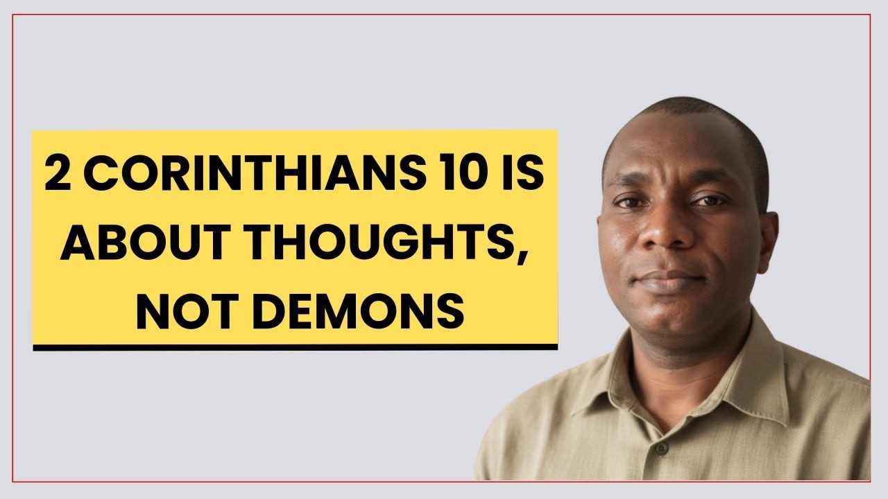 The Strongholds in 2 Corinthians 10 are not demons but Thoughts