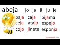 Silabas ja je ji jo ju para niños