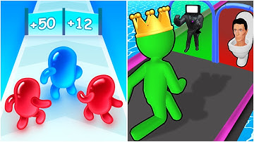 Join Blob Clash 3D | Giant Rush - All Level Gameplay Android,iOS - NEW APK UPDATE