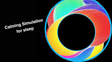 Bouncing ball simulation that I watch before sleep #soothingrelaxation  #asmr #calmingmusic